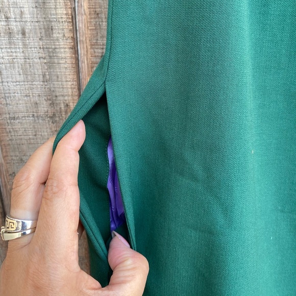 COPY - DSQUARED2 wool mock neck dark green midi dress - Picture 11 of 16